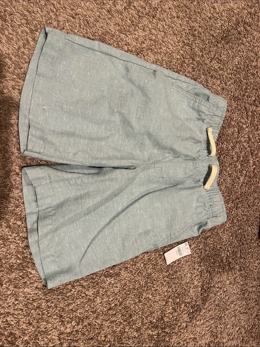 Old Navy Light Blue Pull-On Kids Shorts with Drawstring